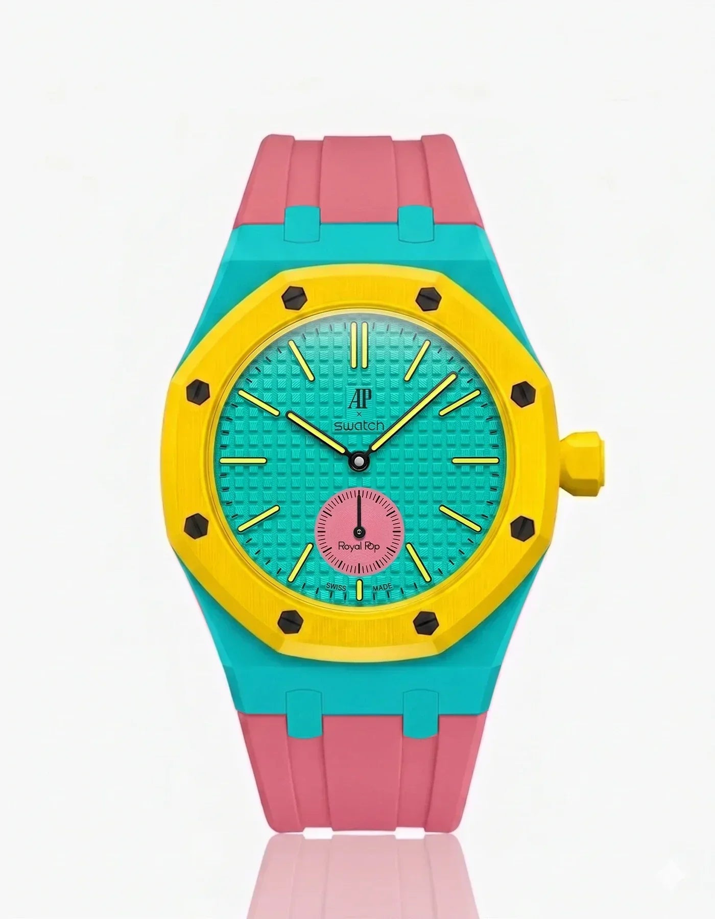Silicone Strap & Case  Royal Pop Otg Roz(Customize  Colors)