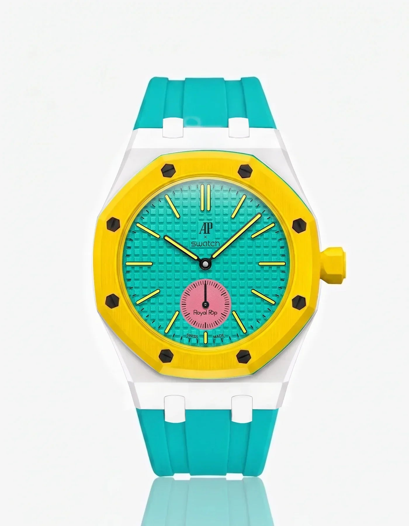 Silicone Strap & Case  Royal Pop Otg Roz(Customize  Colors)
