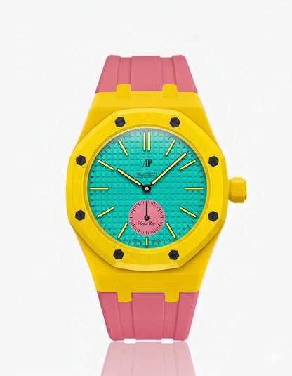 Silicone Strap & Case  Royal Pop Otg Roz(Customize  Colors)