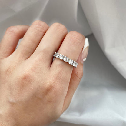 [Elowen Jewels]Eternity Round Cut Tennis Ring