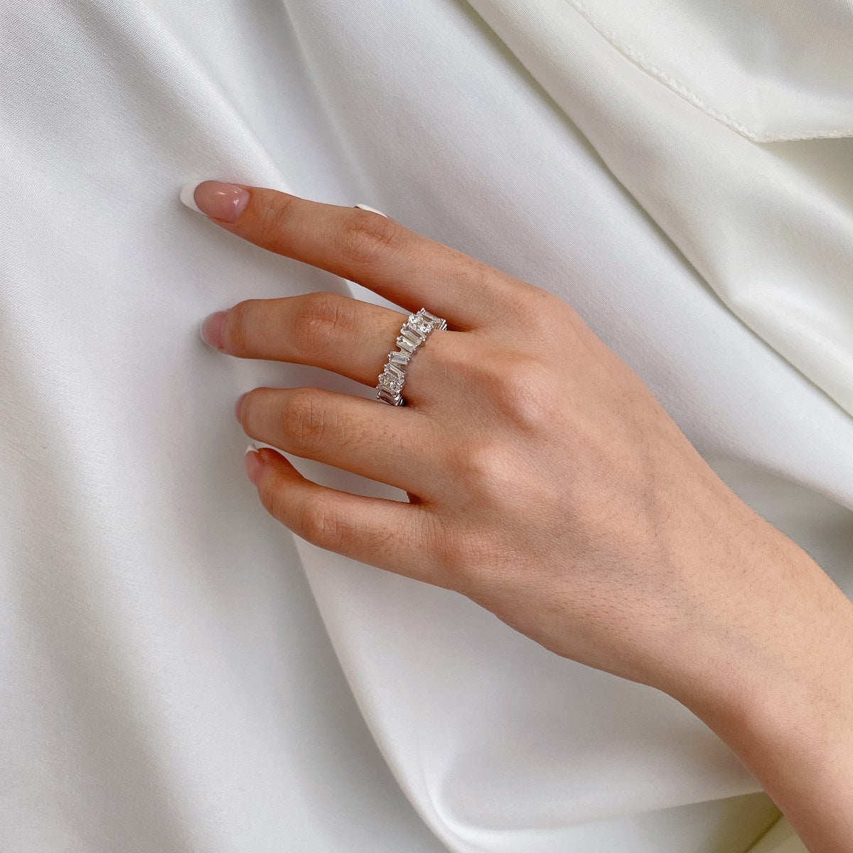[Elowen Jewels]Delicate Multi Shape Tennis Ring