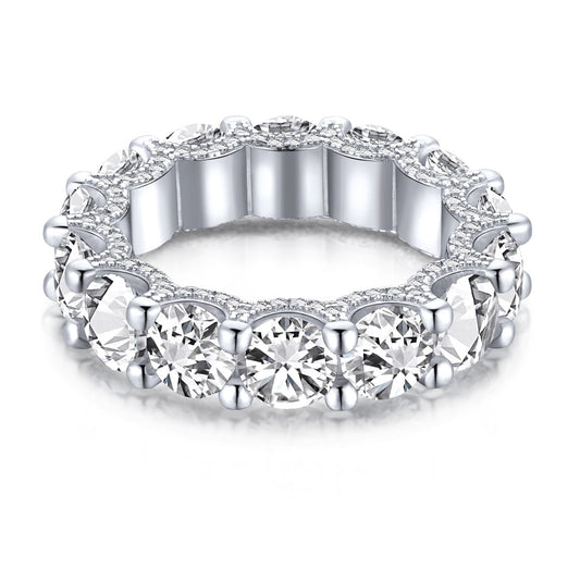 [Elowen Jewels]Gorgeous Round Cut Tennis Ring