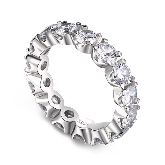 [Elowen Jewels]Eternity Round Cut Tennis Ring