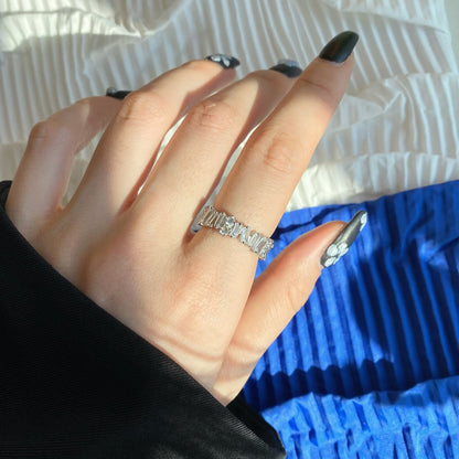[Elowen Jewels]Delicate Multi Shape Tennis Ring