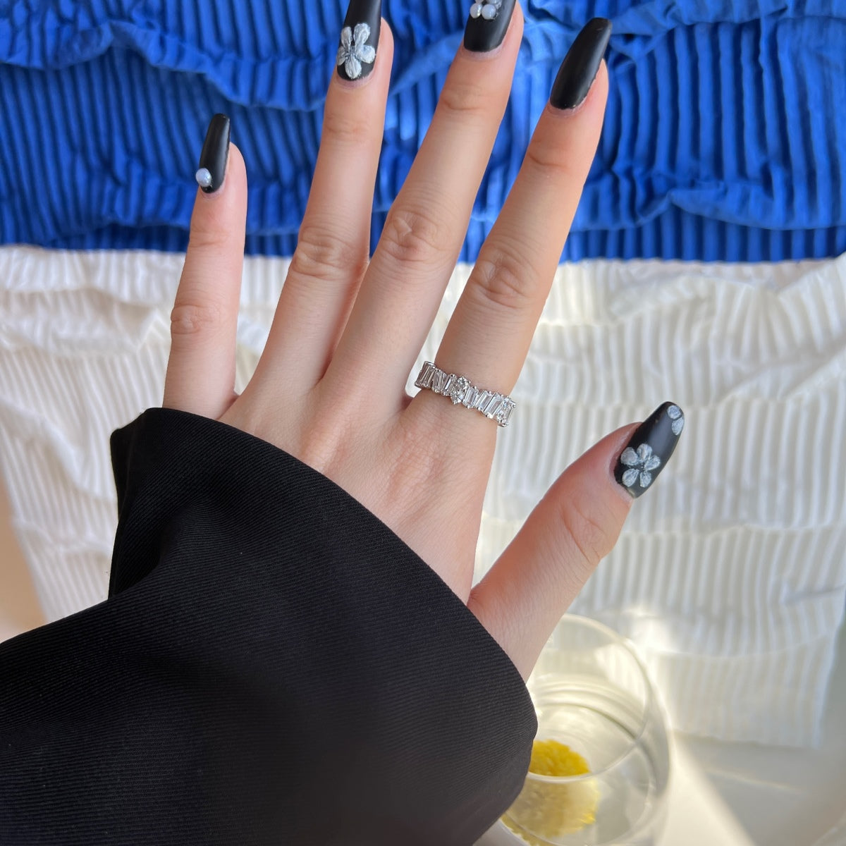 [Elowen Jewels]Delicate Multi Shape Tennis Ring