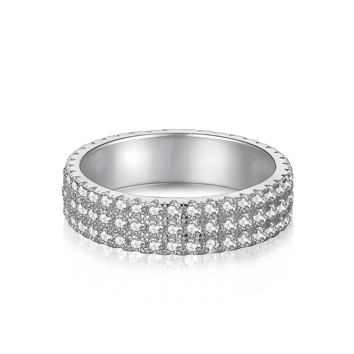 [Elowen Jewels]Dainty Round Cut Tennis Ring