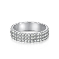 [Elowen Jewel]Dainty Round Cut Tennis Ring