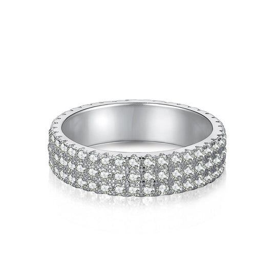 [Elowen Jewels]Dainty Round Cut Tennis Ring