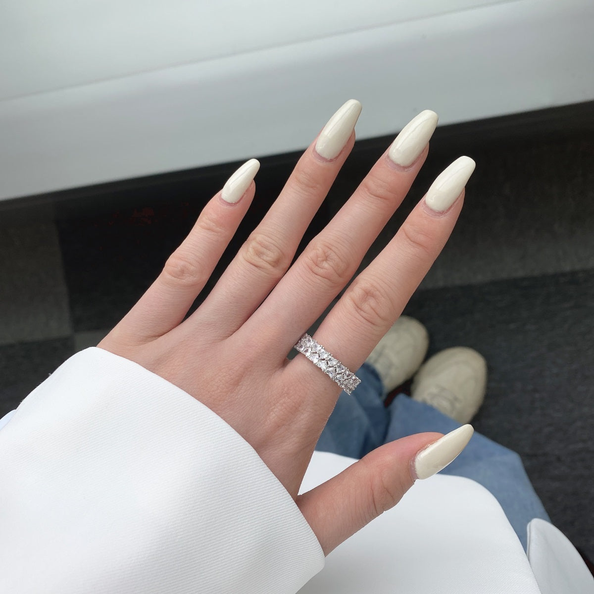[Elowen Jewels]Sparkling Full Heart Ring