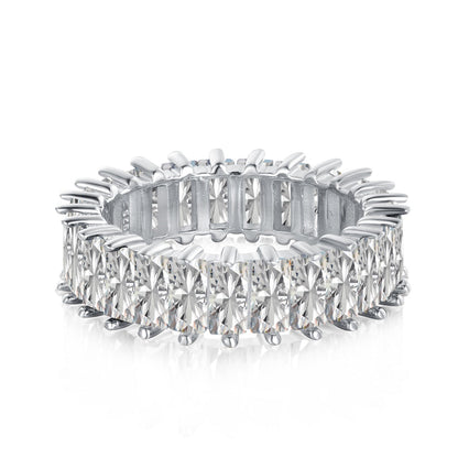 [Elowen Jewels]Unique Colorful Radiant Cut RIng