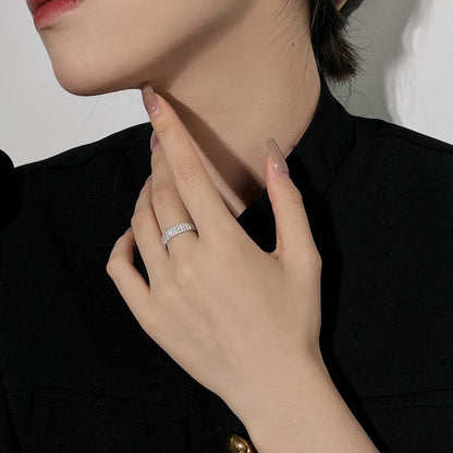 [Elowen Jewels]Dainty Round Cut Tennis Ring