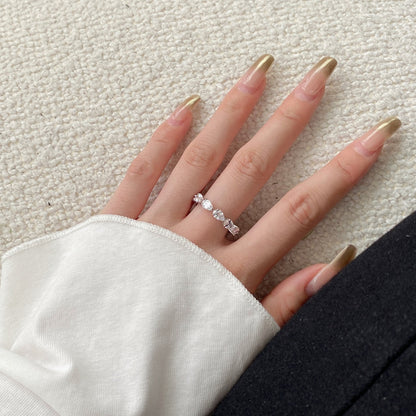 [Elowen Jewels]Exquisite Pear Cut Tennis Ring