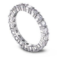 [Elowen Jewel]Sparkling Round Cut Tennis Ring