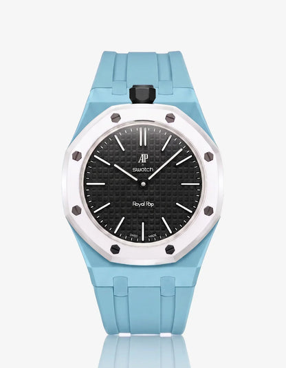 Silicone Strap & Case Royal Pop Ocho Negro(Customize  Colors)