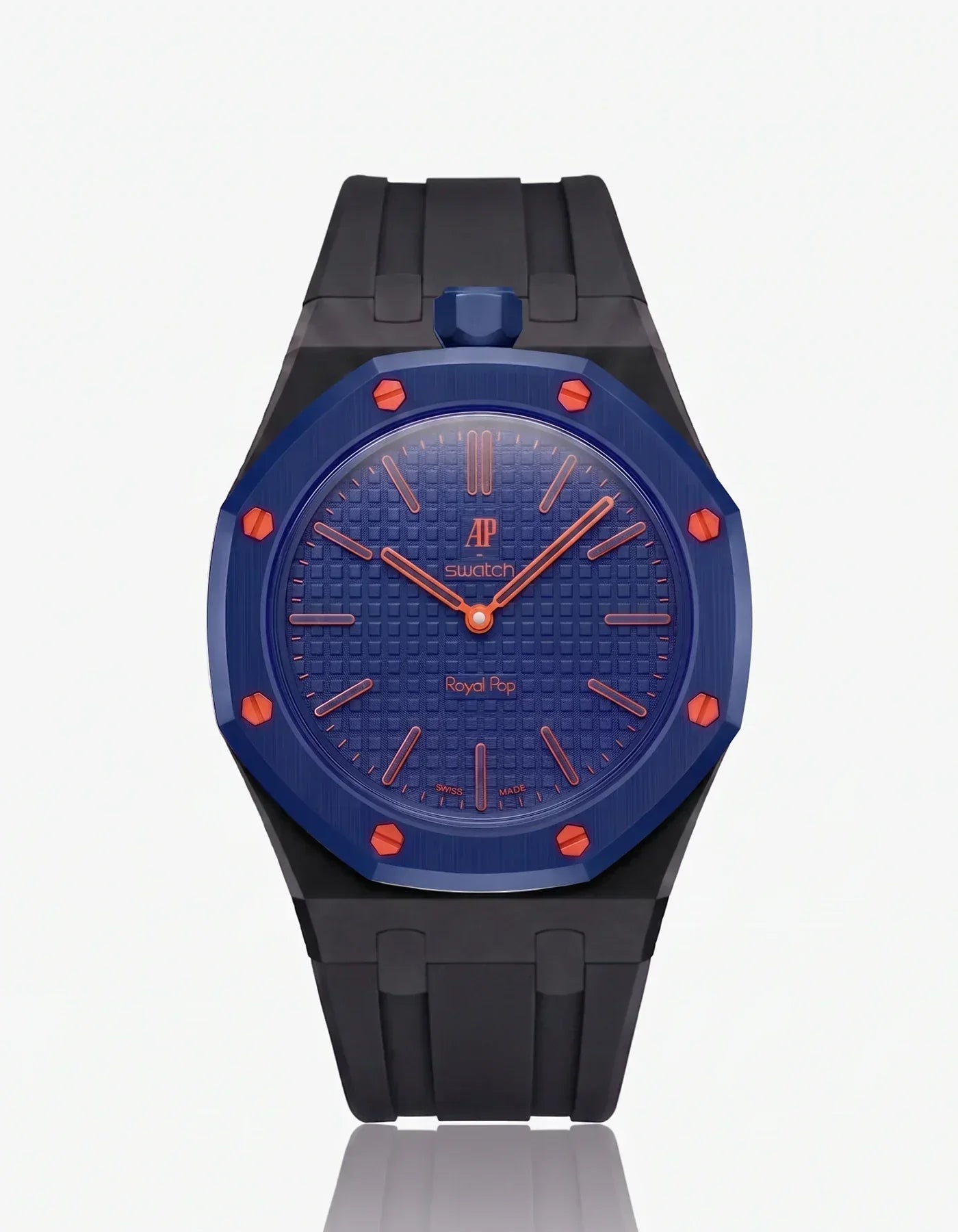 Silicone Strap & Case  Royal Pop Orenji Hachi(Customize  Colors)