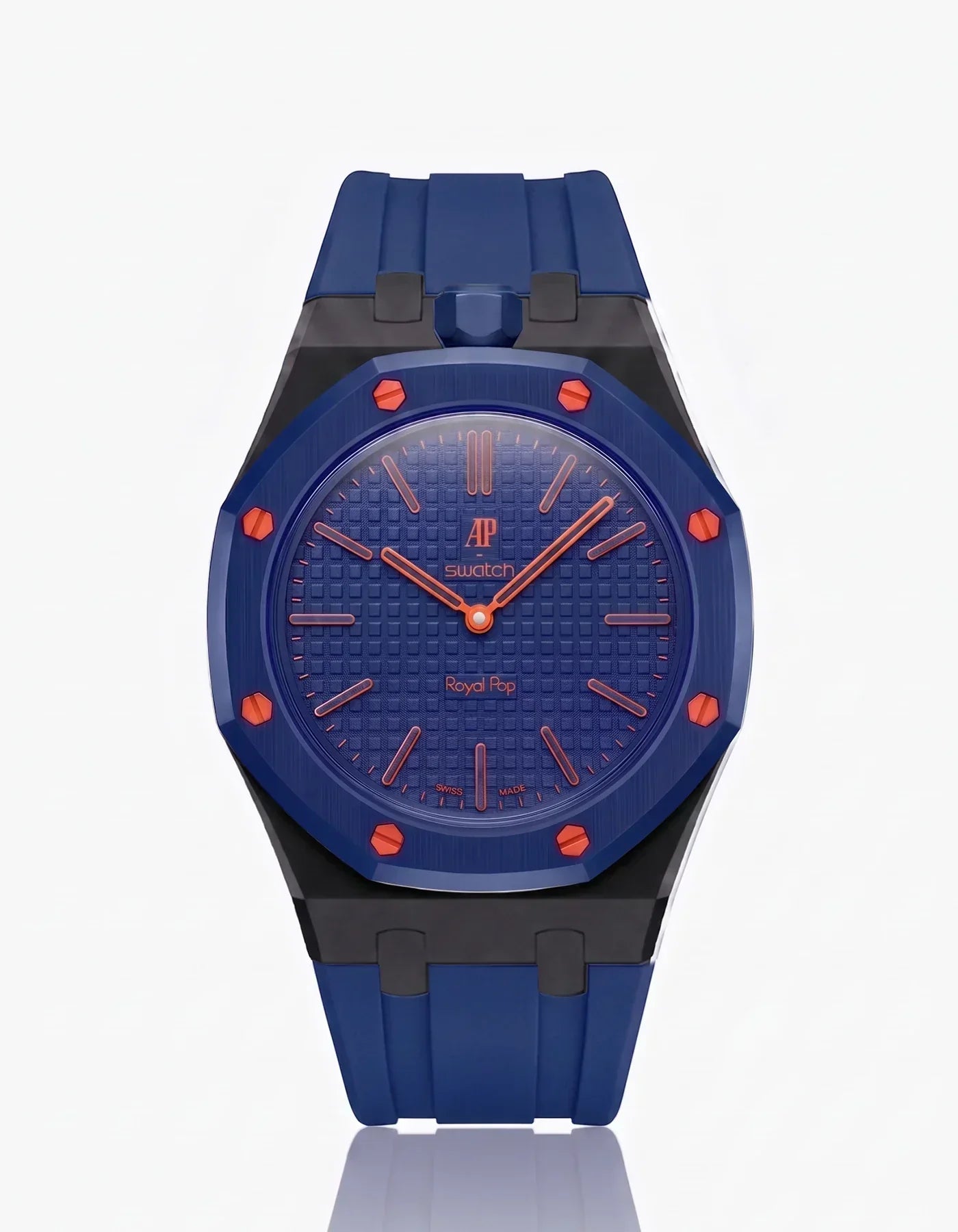 Silicone Strap & Case  Royal Pop Orenji Hachi(Customize  Colors)