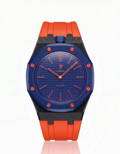Silicone Strap & Case  Royal Pop Orenji Hachi(Customize  Colors)