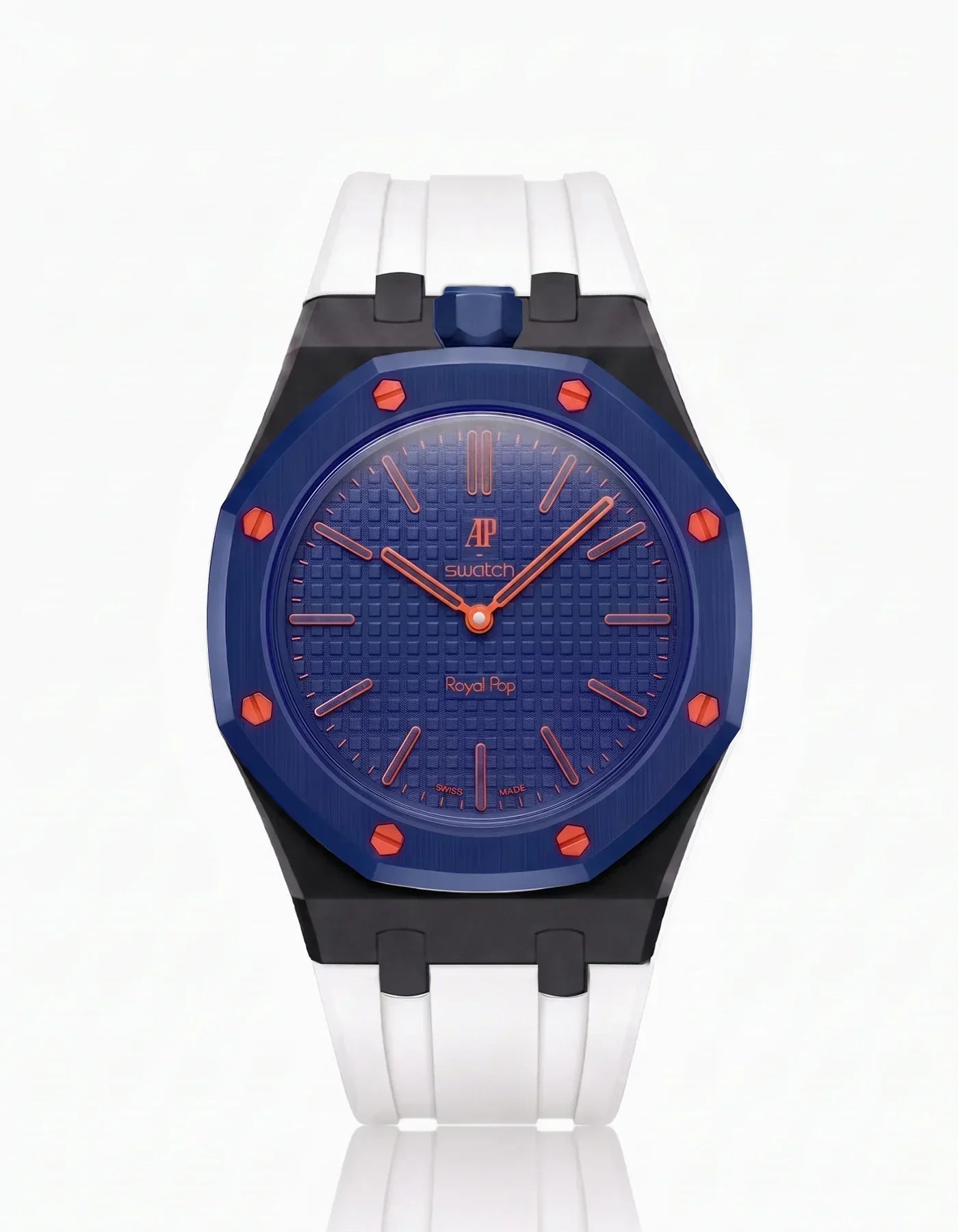 Silicone Strap & Case  Royal Pop Orenji Hachi(Customize  Colors)