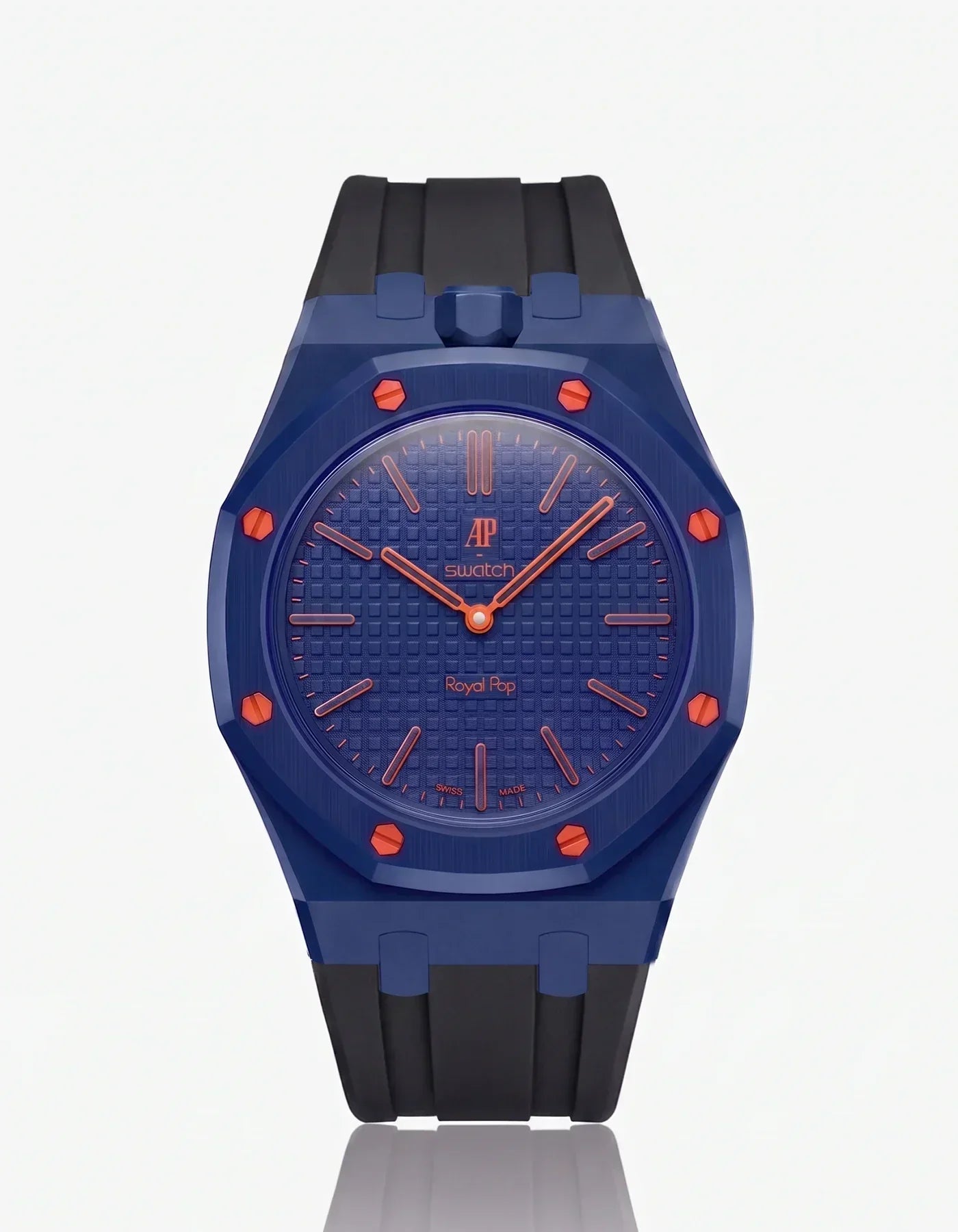 Silicone Strap & Case  Royal Pop Orenji Hachi(Customize  Colors)