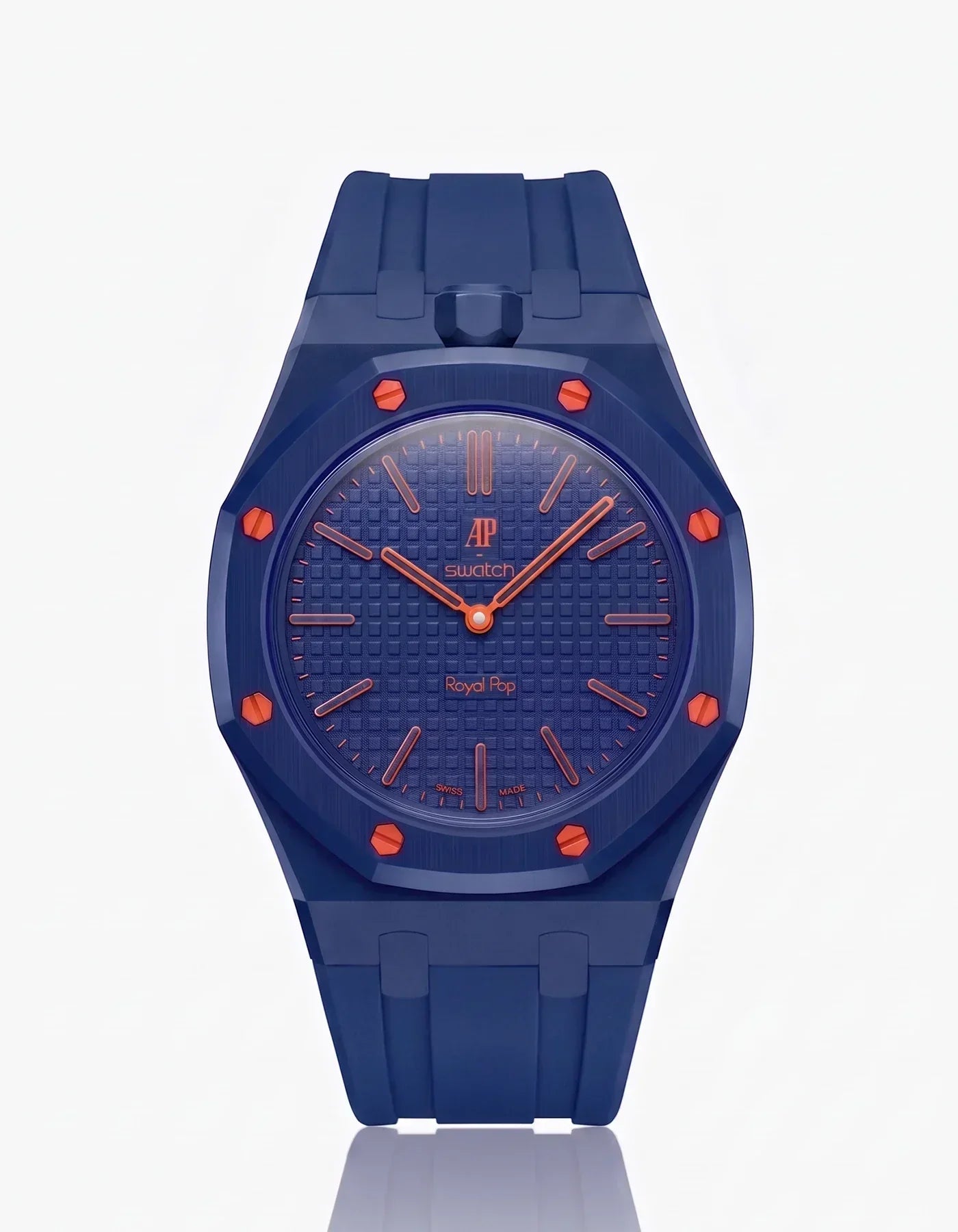 Silicone Strap & Case  Royal Pop Orenji Hachi(Customize  Colors)