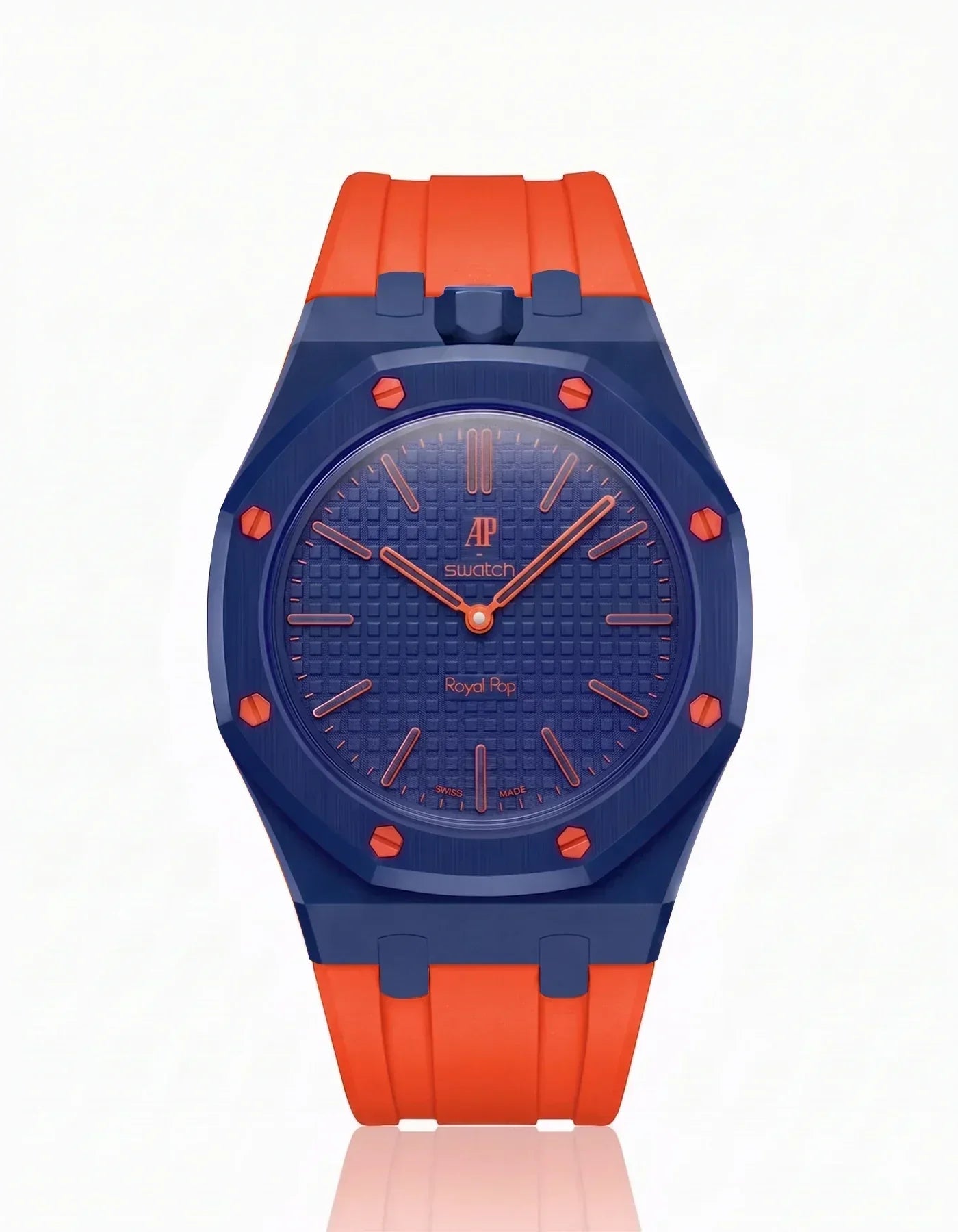 Silicone Strap & Case  Royal Pop Orenji Hachi(Customize  Colors)