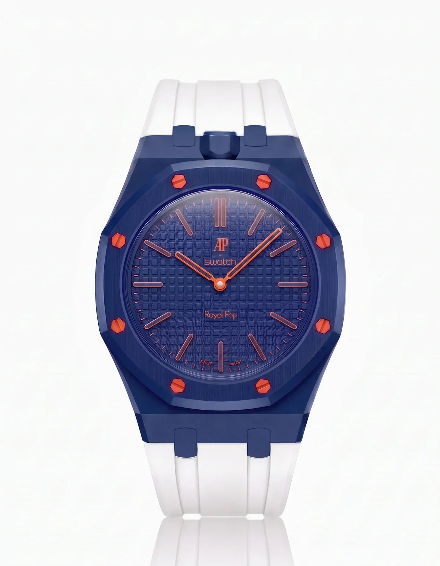 Silicone Strap & Case  Royal Pop Orenji Hachi(Customize  Colors)