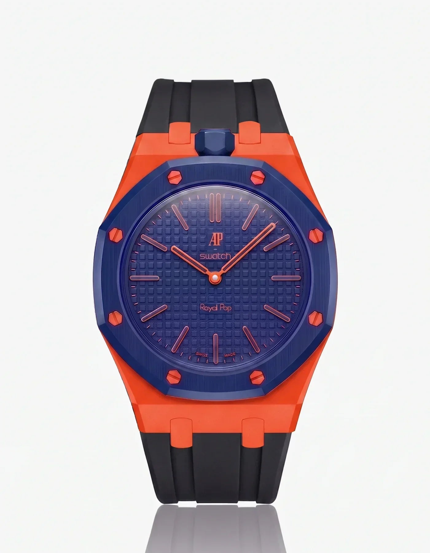 Silicone Strap & Case  Royal Pop Orenji Hachi(Customize  Colors)