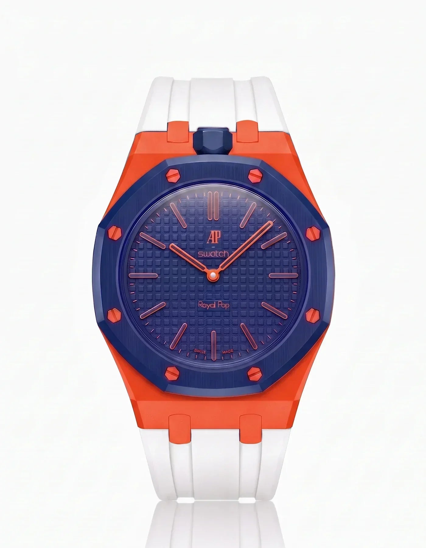 Silicone Strap & Case  Royal Pop Orenji Hachi(Customize  Colors)