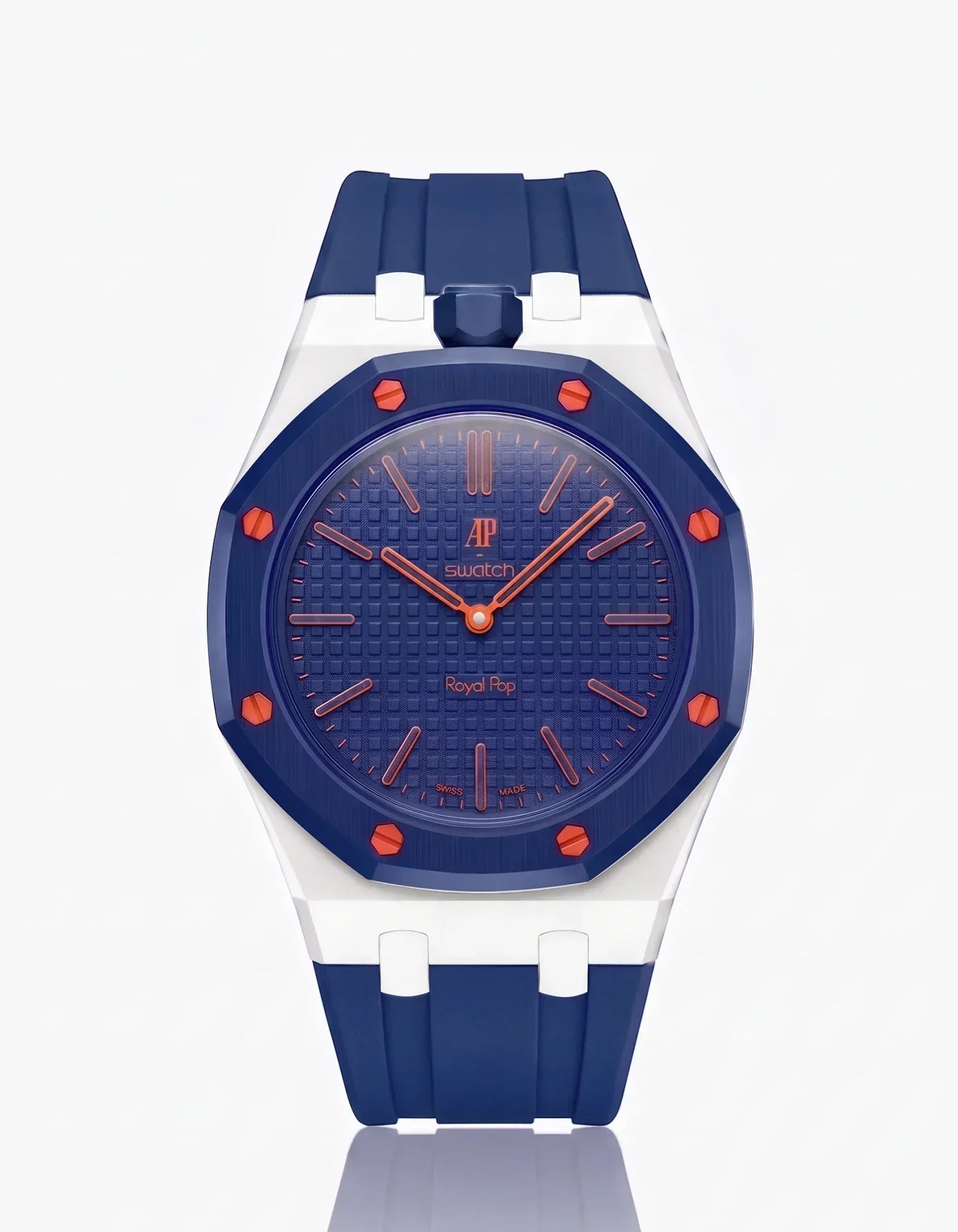 Silicone Strap & Case  Royal Pop Orenji Hachi(Customize  Colors)