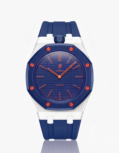 Silicone Strap & Case  Royal Pop Orenji Hachi(Customize  Colors)