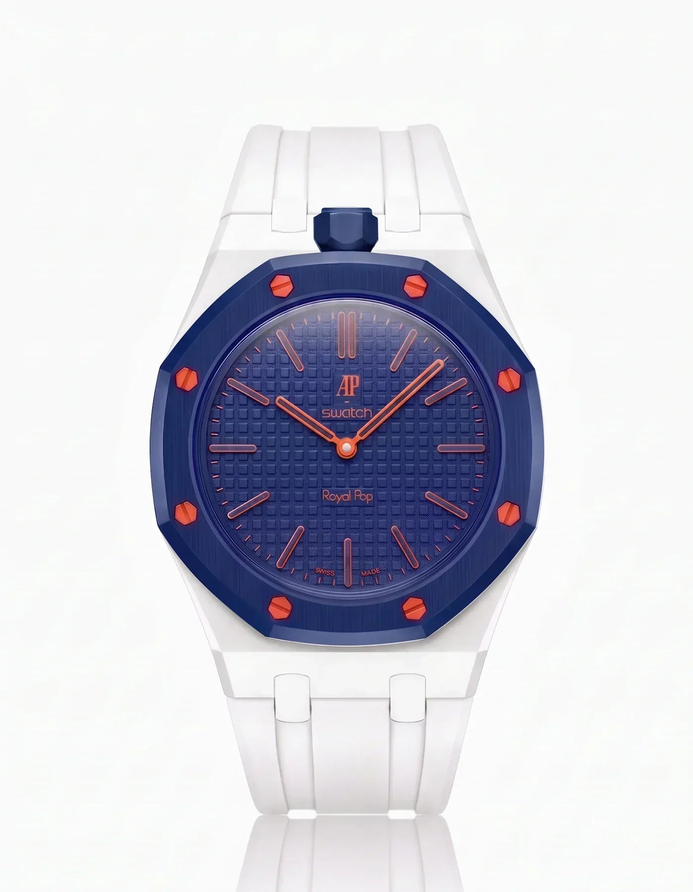 Silicone Strap & Case  Royal Pop Orenji Hachi(Customize  Colors)