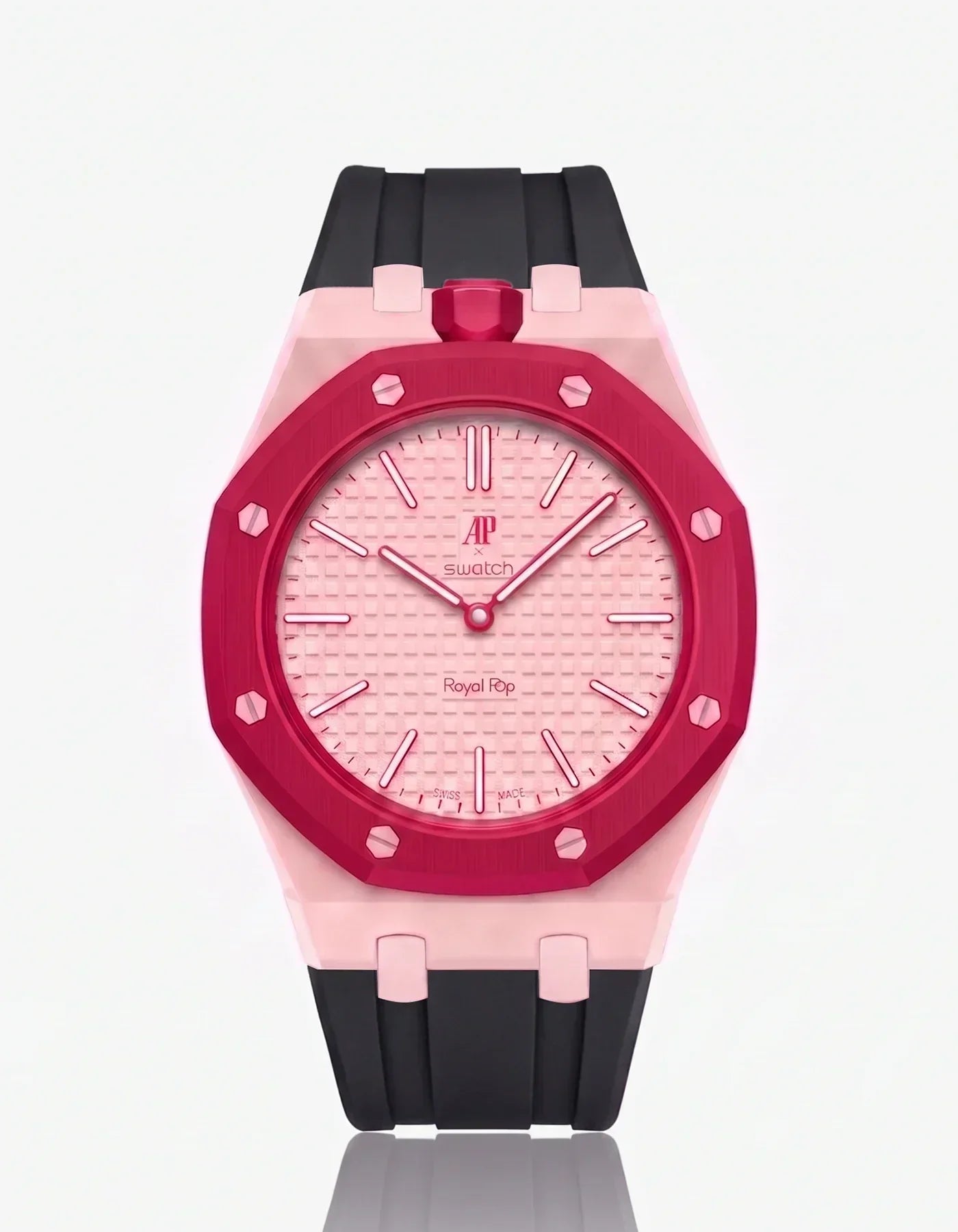 Silicone Strap &  Case  Royal Pop Otto Rosso(Customize  Colors)