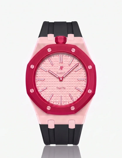 Silicone Strap &  Case  Royal Pop Otto Rosso(Customize  Colors)