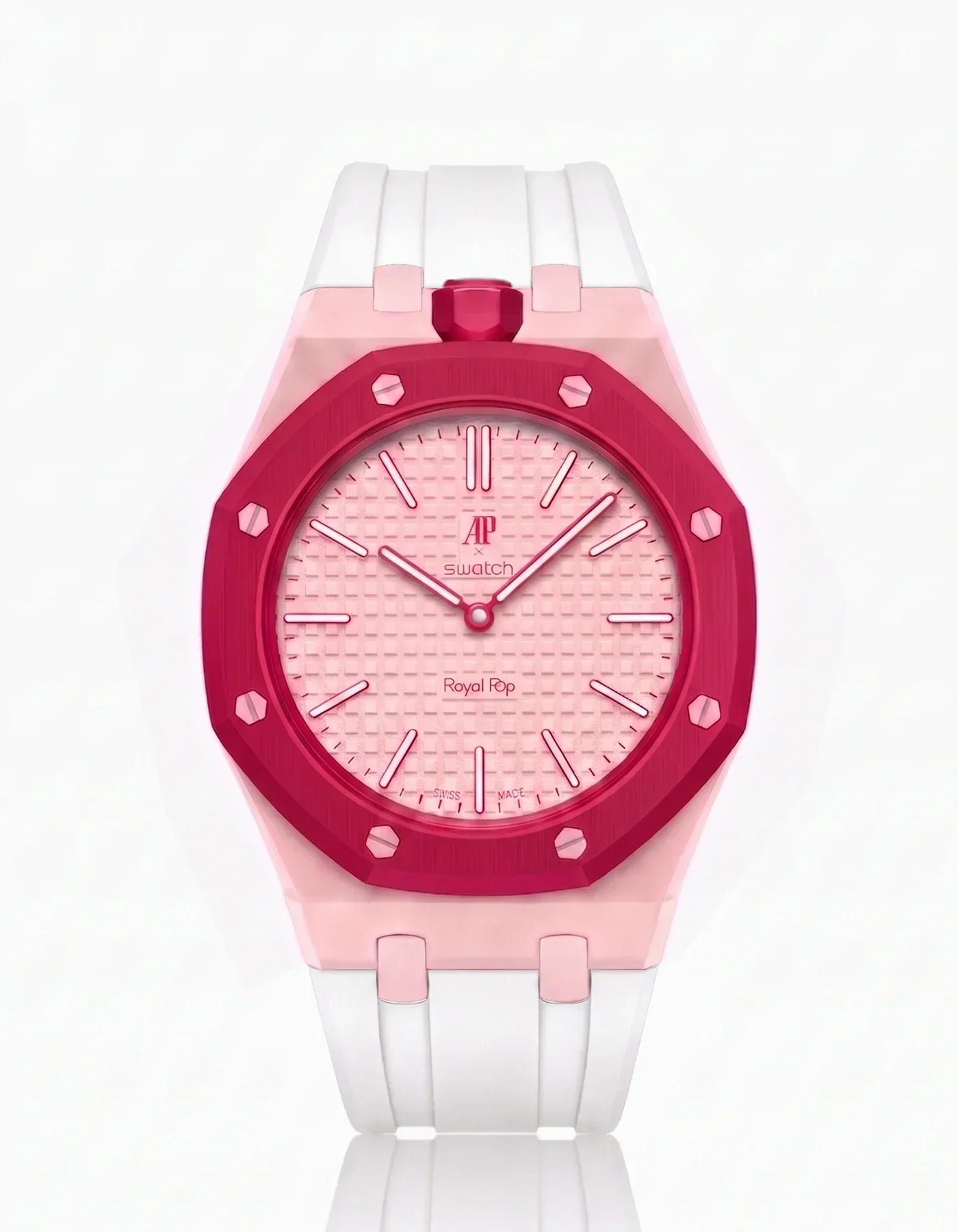Silicone Strap &  Case  Royal Pop Otto Rosso(Customize  Colors)