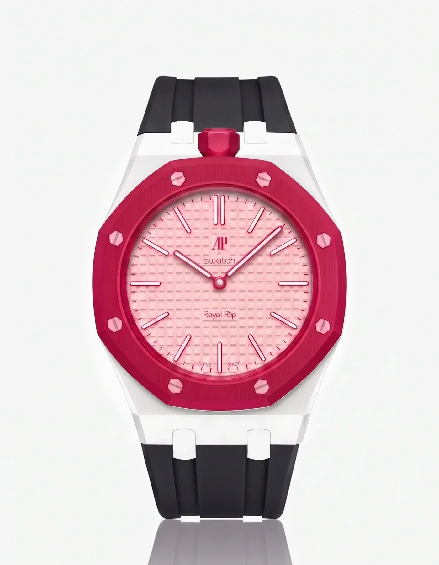 Silicone Strap &  Case  Royal Pop Otto Rosso(Customize  Colors)