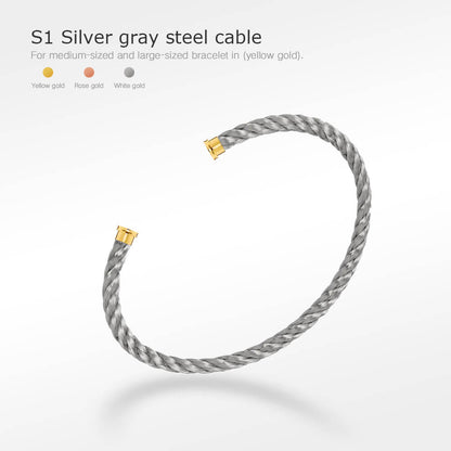 [Elowen Jewels]FORCE SERIES BRACELET CABLES 50 CHOICES (DIY SELECTION)