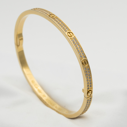 [Elowen Jewels]LOVE BRACELET 3.65MM DIAMOND-PAVED