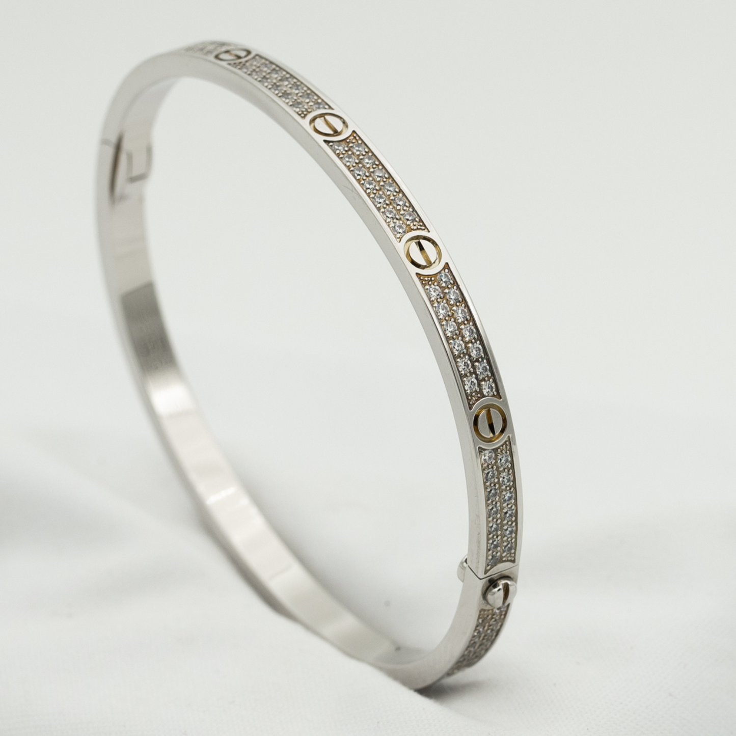 [Elowen Jewels]LOVE BRACELET 3.65MM DIAMOND-PAVED