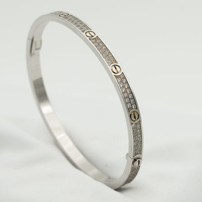 [Elowen Jewels]LOVE BRACELET 3.65MM DIAMOND-PAVED