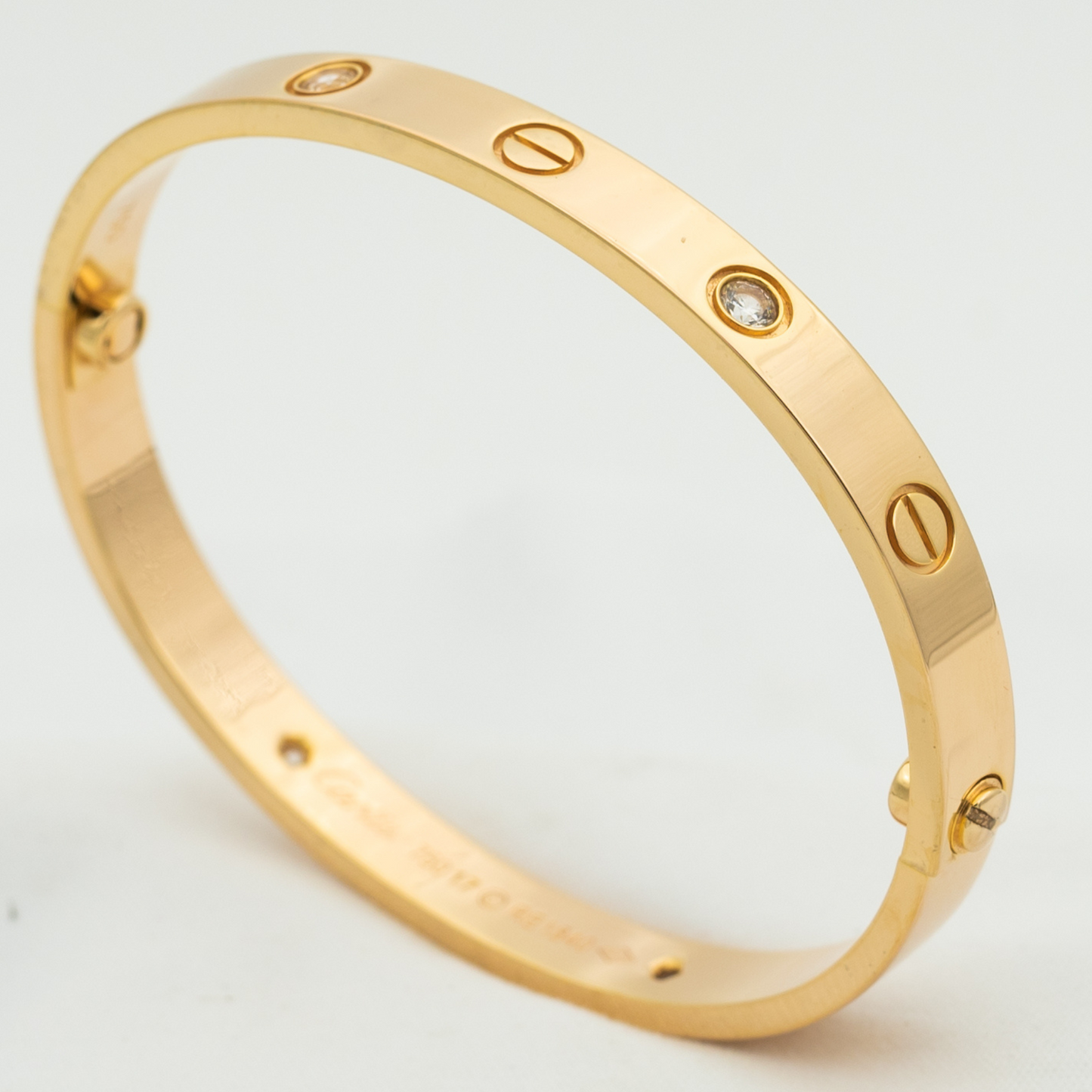 [Elowen Jewels]LOVE BRACELET 6.1MM 4 DIAMONDS