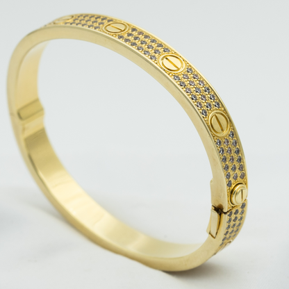 [Elowen Jewels]LOVE BRACELET 6.1MM DIAMOND-PAVED