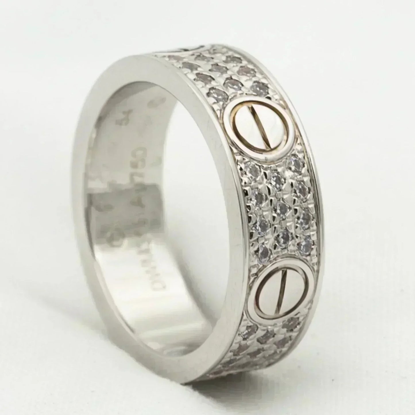[Elowen Jewels]LOVE RING 5.5MM DIAMONDS PAVED