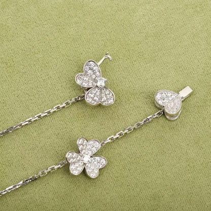 [Elowen Jewels]FRIVOLE SILVER 9 FLOWERS NECKLACE