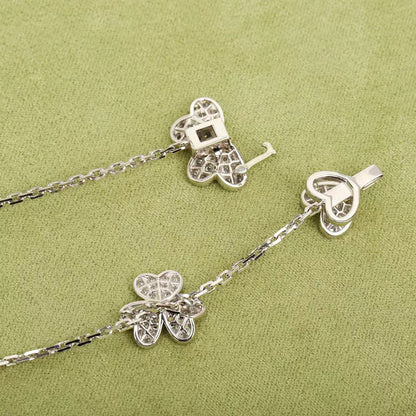 [Elowen Jewels]FRIVOLE SILVER 9 FLOWERS NECKLACE