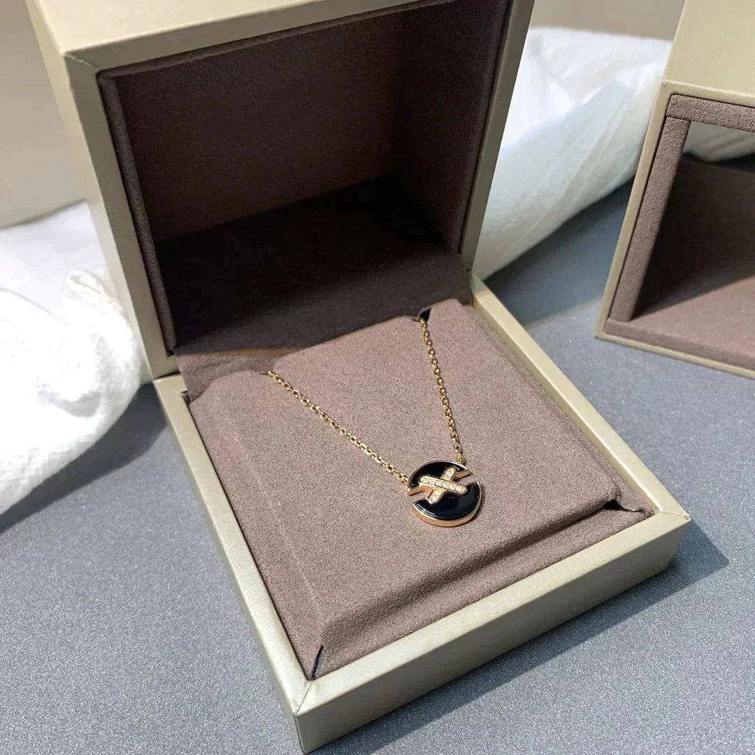 [Elowen Jewels]JEUX DE ROSE GOLD DIAMOND NECKLACE