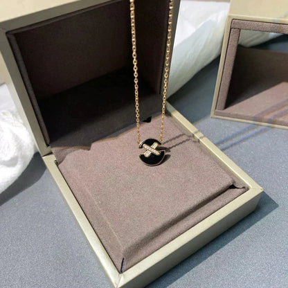 [Elowen Jewels]JEUX DE ROSE GOLD DIAMOND NECKLACE