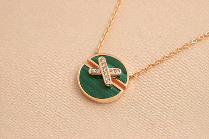 [Elowen Jewels]JEUX DE ROSE GOLD DIAMOND NECKLACE
