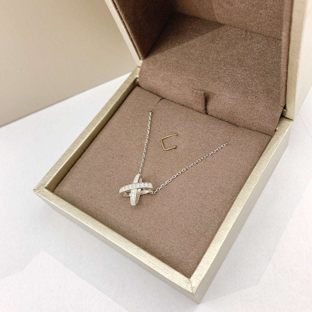 [Elowen Jewels]JEUX DE DIAMOND NECKLACE