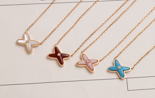 [Elowen Jewels]JEUX DE NECKLACE 1 DIAMOND