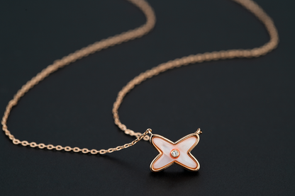 [Elowen Jewels]JEUX DE NECKLACE 1 DIAMOND